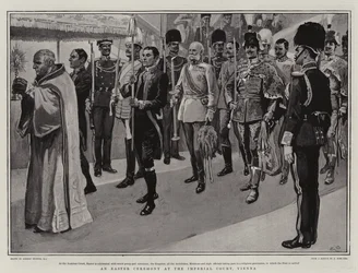 Una cerimonia pasquale alla Corte Imperiale, Vienna